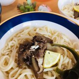 美味しい牛肉ごぼうで♡肉うどん